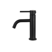 Fortifura Calvi Slim Wastafelkraan - 17.4cm - opbouw - mat zwart SW377835