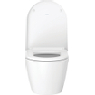 Duravit starck me WC suspendu low flush 37x57cm avec fixation cachée avec wondergliss matt white SW358207