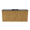 Mondiaz JOYA-DLUX 90cm toiletmeubel - kleur Oak - Wastafel FAYE positie Midden 1 kraangat kleur Lava. SW1422040