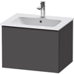 Duravit D-neo Meuble sous vasque 61x46.2x44cm 1 tiroir Graphite mat SW641050