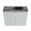 MONDIAZ TURE-DLUX Meuble toilette - 60cm - Greey - EDEN - vasque Lava - position droite - 1 trou de robinet SW1103829