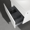Villeroy & Boch Legato meuble sous-lavabo - 80x55cm - 2 tiroirs Blanc brillant SW479687