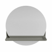 Mondiaz SPOT Miroir de salle de bain - rond 50cm - plan de miroir - couleur Smoke SW1235619