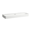 Laufen VAL lavabo-meuble 120x42x16cm sans trou de robinet avec trop-plein SaphirKeramik blanc SW157060