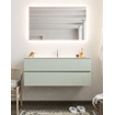 Mondiaz VICA ensemble de meuble de salle de bain - 120cm - meuble sous-vasque gris - 2 tiroirs - lavabo cloud milieu - 1 trou de robinet - version XL 60cm haut SW1090892