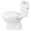 Differnz Toiletpot Duoblok Staand Achter Onder Onderuit Wit SW471268