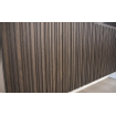 Saniclass Holz Base Badkameronderkast - 120cm - 1 lade - greeploos - donker eiken inclusief wastafel en spiegel SHOWROOMMODEL SHOW26418