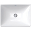 Duravit D-Neo Lavabo encastré 60x44x14.5cm 1 trou de robinet rectangulaire Céramique Blanc SW640471