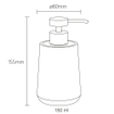 Sealskin Terre Ensemble de salle de bain - Distributeur de savon 150 ml - Gobelet à brosse à dents - Chêne SW699548