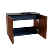 Mondiaz JOYA 60cm toiletmeubel - kleur Ruby - Wastafel FAYE positie Rechts Zonder kraangat kleur Urban. SW1421831