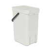 Brabantia Sort & Go Afvalemmer - 12 liter - hengsel - met beugel - light grey SW1117366