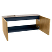 Mondiaz JOYA-DLUX 100cm meuble de toilette - couleur Oak - Vasque FAYE position Gauche 1 trou de robinet couleur Saba. SW1424199