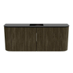Mondiaz JOYA 103.2cm toiletmeubel - ronding links en rechts kleur Shadow - Wastafel FAYE positie Midden Zonder kraangat kleur Urban. SW1421539