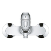 GROHE Euroeco Badmengkraan - opbouw - eengreeps - met omstel - chroom SW1077365