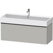 Duravit D-neo Meuble sous vasque 118.4x44.2x44cm 1 tiroir Gris béton mat SW640835