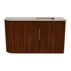 Mondiaz JOYA-DLUX 71.6cm toiletmeubel - ronding links kleur Ruby - Wastafel FAYE positie Rechts 1 kraangat kleur Saba. SW1425613