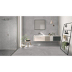 SAMPLE Ceralto Olivaro Mini Carrelage de sol et mural 90x90cm 10mm rectifié R10 grès cérame Grey SW912741