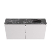 MONDIAZ TURE-DLUX Meuble toilette - 100cm - Cale - EDEN - vasque Lava - position droite - sans trou de robinet SW1103733