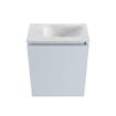 MONDIAZ TURE-DLUX Meuble toilette - 40cm - Clay - EDEN - vasque Opalo - position droite - 1 trou de robinet SW1104229