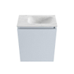 MONDIAZ TURE-DLUX Meuble WC 40 cm Clay. EDEN vasque Opalo position droite. Avec 1 trou de robinet. SW1104229