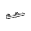 Paffoni Light Mitigeur de douche thermostatique économiseur d'eau avec raccordement supérieur/inférieur apparent avec limiteur de température Chrome SW115603