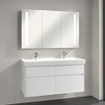 Villeroy & Boch My View armoire de toilette - avec 2 portes avec éclairage LED intégré vertical 120x75x17.3cm 1024982