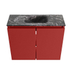 MONDIAZ TURE-DLUX Meuble WC 60cm Fire. EDEN lavabo Lava position milieu. Sans trou de robinet. SW1103775