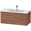 Duravit D-neo Meuble sous vasque 101x46.2x44cm 1 tiroir Noisette mat SW641025