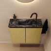 MONDIAZ TURE-DLUX Meuble de toilettes 60 cm Oro. EDEN lavabo Lava position milieu. Avec 1 trou de robinet. SW1103903