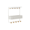 Panier de rangement Umbra Estique 31x32x10cm Acier Blanc SW719963