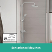 Hansgrohe Vernis colonne de douche sans thermostat chrome SW651634