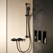 Hansgrohe Unica douchestang 90cm isiflex doucheslang 160cm matzwart SW925803