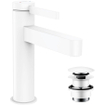 Hansgrohe Finoris Mitigeur lavabo 110 bonde pop-up blanc mat SW651191