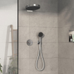 Hansgrohe Showerselect Comfort S thermostatique encastrable - 2 fonctions - combinaison de sécurité applicable bain/remplissage - chrome SW918103