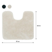 Sealskin Angora Toiletmat 55x60 cm Polyester Off-white SW699499