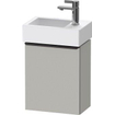 Duravit D-neo Meuble sous vasque 36.4x22.2x44cm 1 porte Gris béton mat SW640680