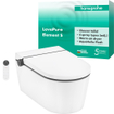 Hansgrohe Lavapura Douche wc - 48cm - met toiletzitting - afstandbediening - geluidsdempende mat - smartclean - wit SW1413638