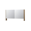 Ink spk3 armoire de toilette avec double portes en miroir, 2 portes avec étagère ouverte et prise de courant/interrupteur SW439880