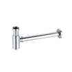 Adema Fuente Ensemble pour lave-mains - 41x22x10cm - céramique - trou de robinet à gauche - robinet de lave-mains chromé - bonde - siphon réduit - blanc brillant SW1480743