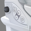 Geberit Aquaclean 4000 WC-douche Mural Sans bride Blanc brillant GA33294