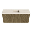 Mondiaz JOYA-DLUX 90cm toiletmeubel - kleur Dusk - Wastafel FAYE positie Midden Zonder kraangat kleur Meli. SW1425828