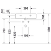 Duravit Vero lavabo 60x47 cm avec 1 trou de robinetterie blanc 0290091