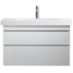 Lavabo Duravit Durastyle 100x48cm 1 trou de robinet avec trop-plein blanc SW54149