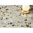 Stn ceramica carreau de sol et de mur 59.5x59.5cm 9.5mm rectifié terrazzo beige SW857376