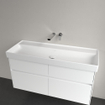 Villeroy & Boch Collaro lavabo à poser sur meuble - 120x47cm - sans trop-plein sans trous de robinetterie blanc SW358348