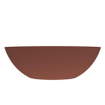 Arcqua Prince vasque - à poser - ovale - 49x34cm - terracotta mat SW1209096