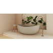 Ideavit Idea.sense baignoire îlot - 160x97.5x58cm - incl. bonde pop-up - béton D1 SW1237680