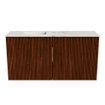 Mondiaz JOYA-DLUX Meuble de salle de bains 80cm - couleur Ruby - Vasque FAYE position Gauche Sans trou de robinet couleur Frappe. SW1423486