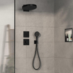 Hansgrohe Showerselect Comfort E thermostatique encastrable 1 fonction highflow mat noir SW918006
