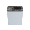 MONDIAZ TURE-DLUX Meuble WC 40 cm Clay. Lavabo EDEN Lava position droite. Sans trou de robinet. SW1103751
